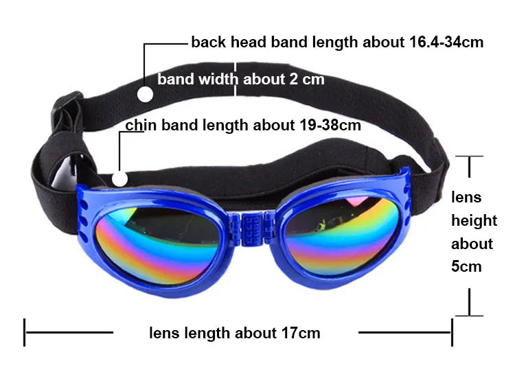 6 Colors Fold Pet Dogs Glasses Prevent UV