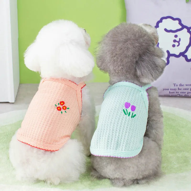 Summer Suspender Dog Clothes Soft Thin