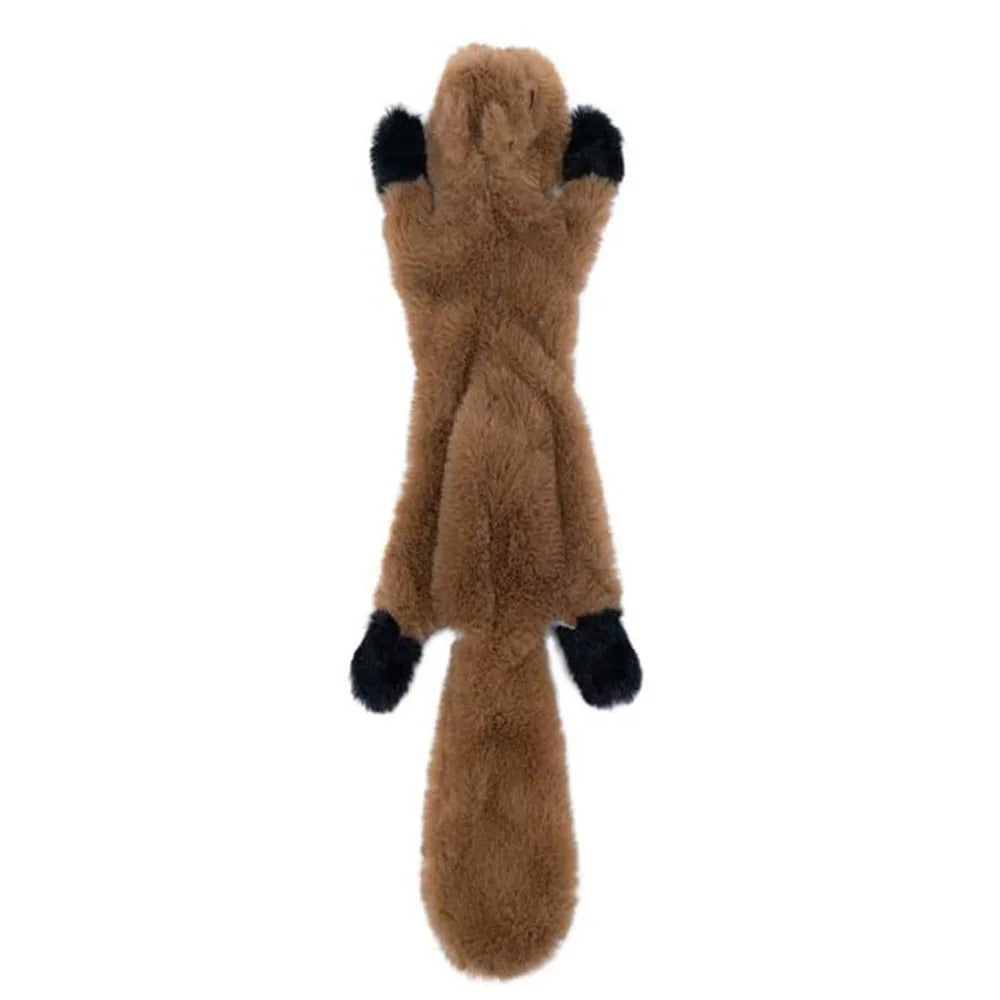 Skinny No Stuffing Squeaky Plush Dog Chew Toys