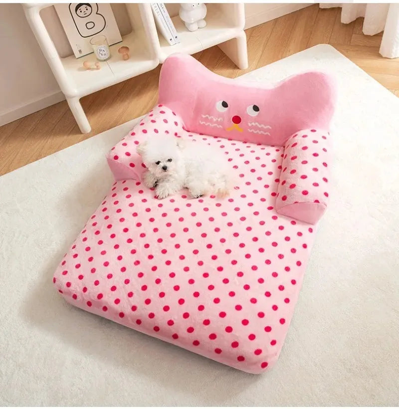 Beds Pets Kennel Medium Cushions Blanket Fluffy