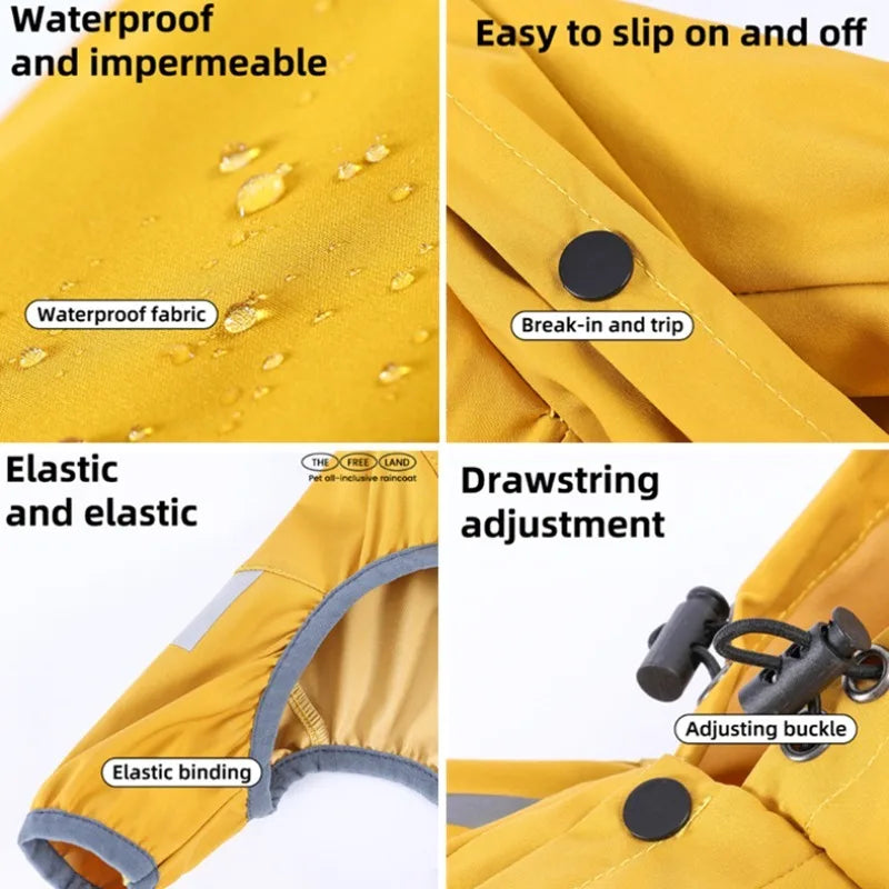 Pet Dog Waterproof Raincoat