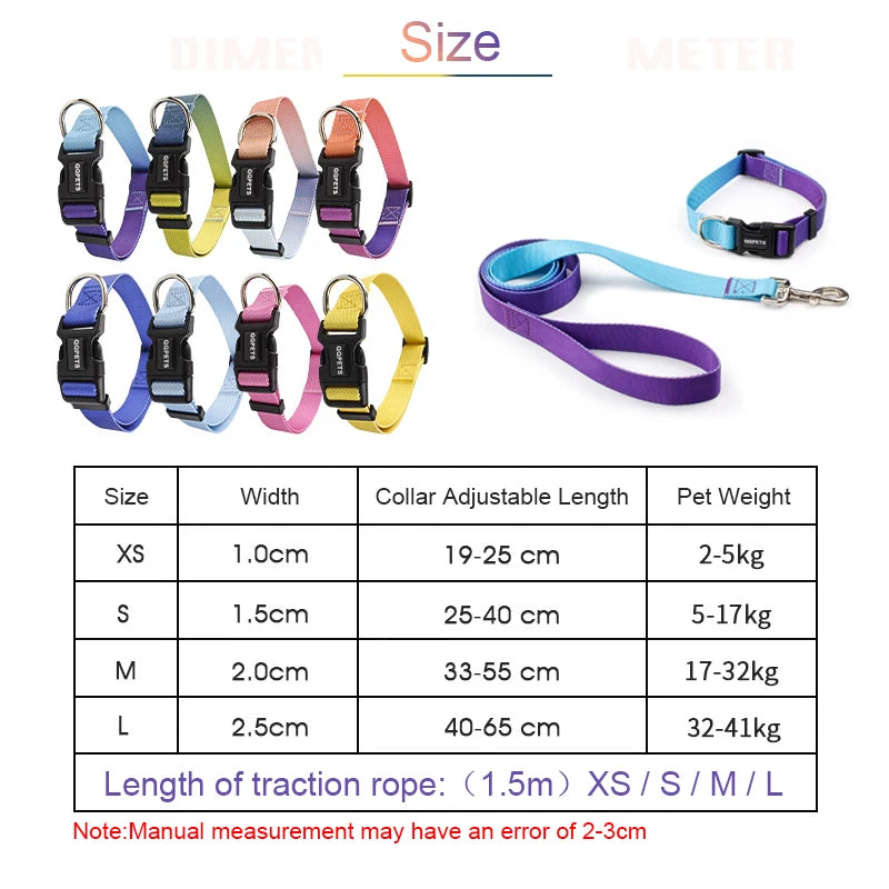 Nylon Adjustable Dog Collar