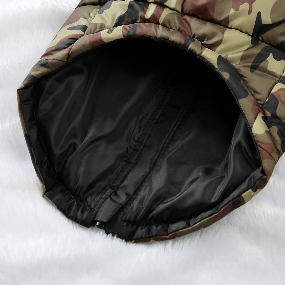 Camouflage Dog Clothes For Medium Large Dogs Waterproof