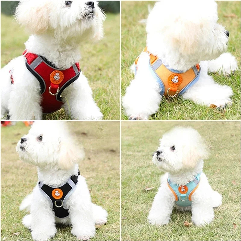 Pet Dog Harness Breathable Reflective