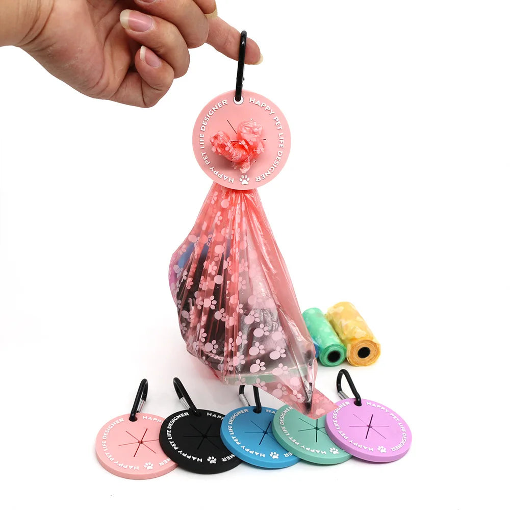 Pet Dog Poop Bag Dispenser Hands-free