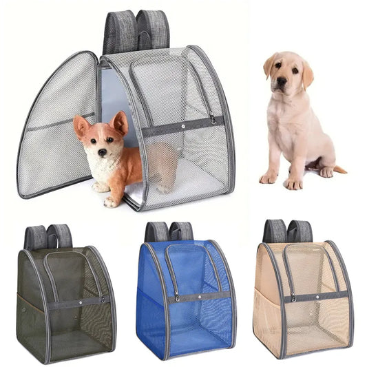 Pet Supplies Mesh Breathable Double Shoulder