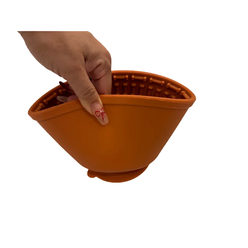 Pet supplies Silicone slow food bucket