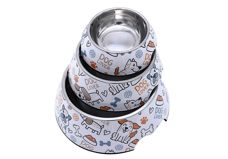 Kitten Puppy Food Feeding Water Drinking Bowls