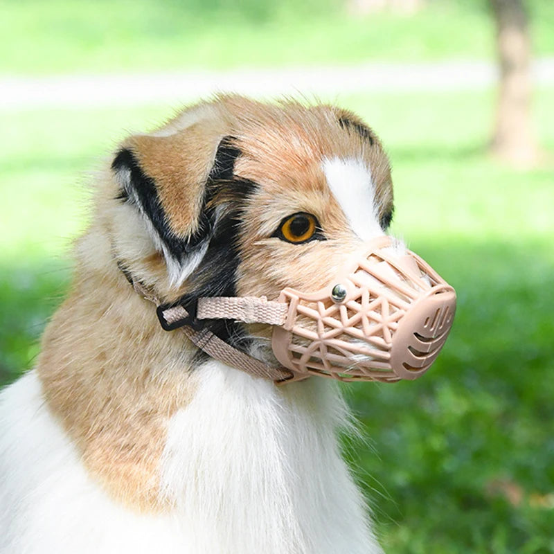 Anti Biting Dog Basket Muzzles 7 Sizes Pet Mouth Mask for Small Medium Large Dogs