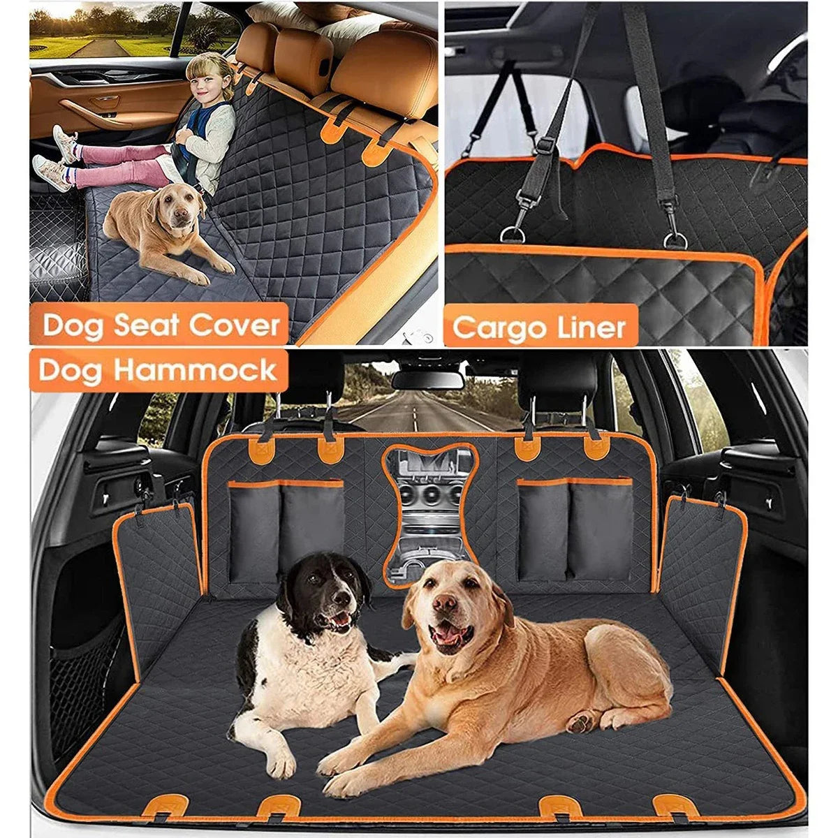 Waterproof Cloth Car Seat for Pet 100% Bite Proof Dirt Proof