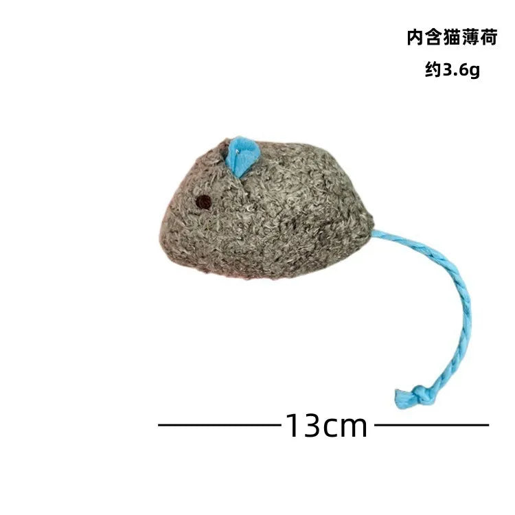 3-200 Pcs Rattle Cat Mouse Toys