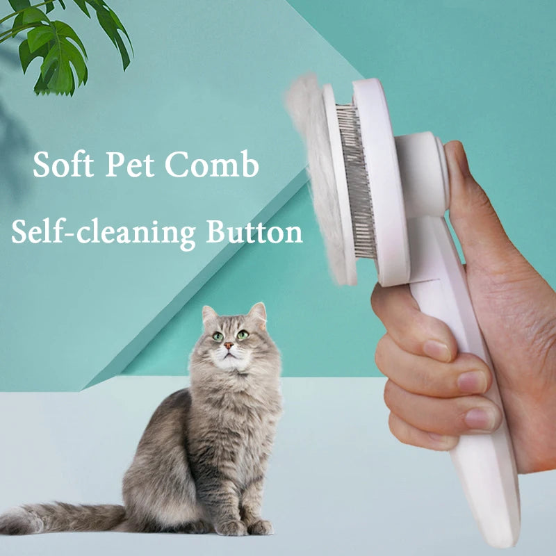 Cat Dog Hair Cleaning Dematting Brush Comb