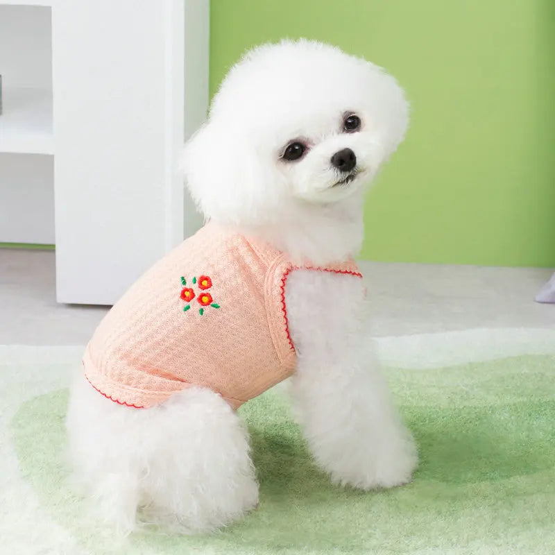 Summer Suspender Dog Clothes Soft Thin