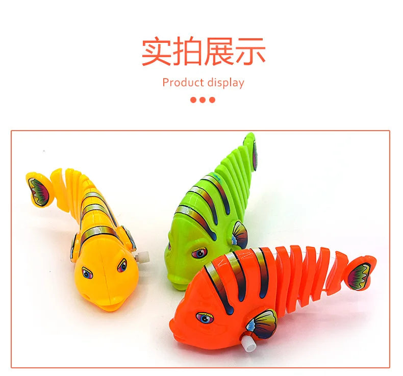 Pet Cat Toy Spring Swing Fish