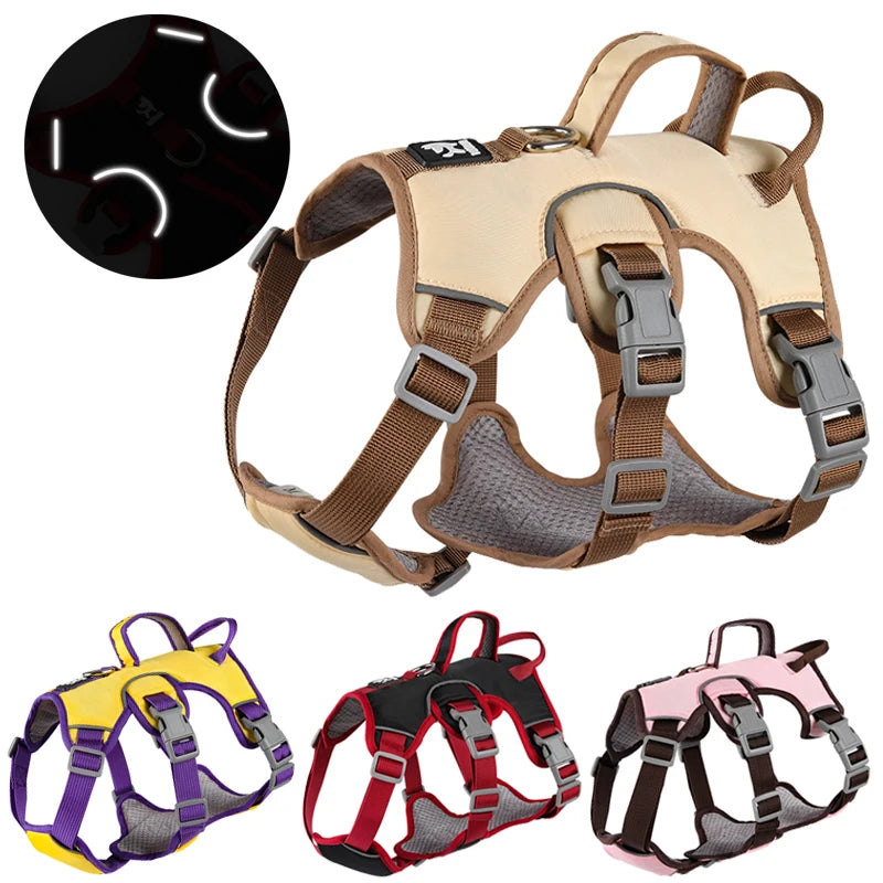 Adjustable Dog Harness for Small Large Dogs