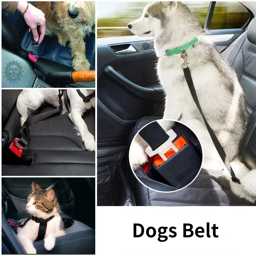 Adjustable Pet Cat Dog Car Seat Belt