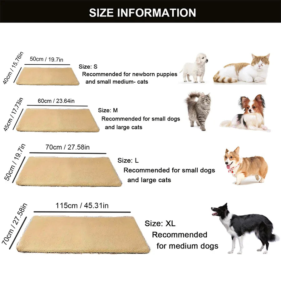 Cat And Dog Bed Mat For Small And Medium Cats Dogs