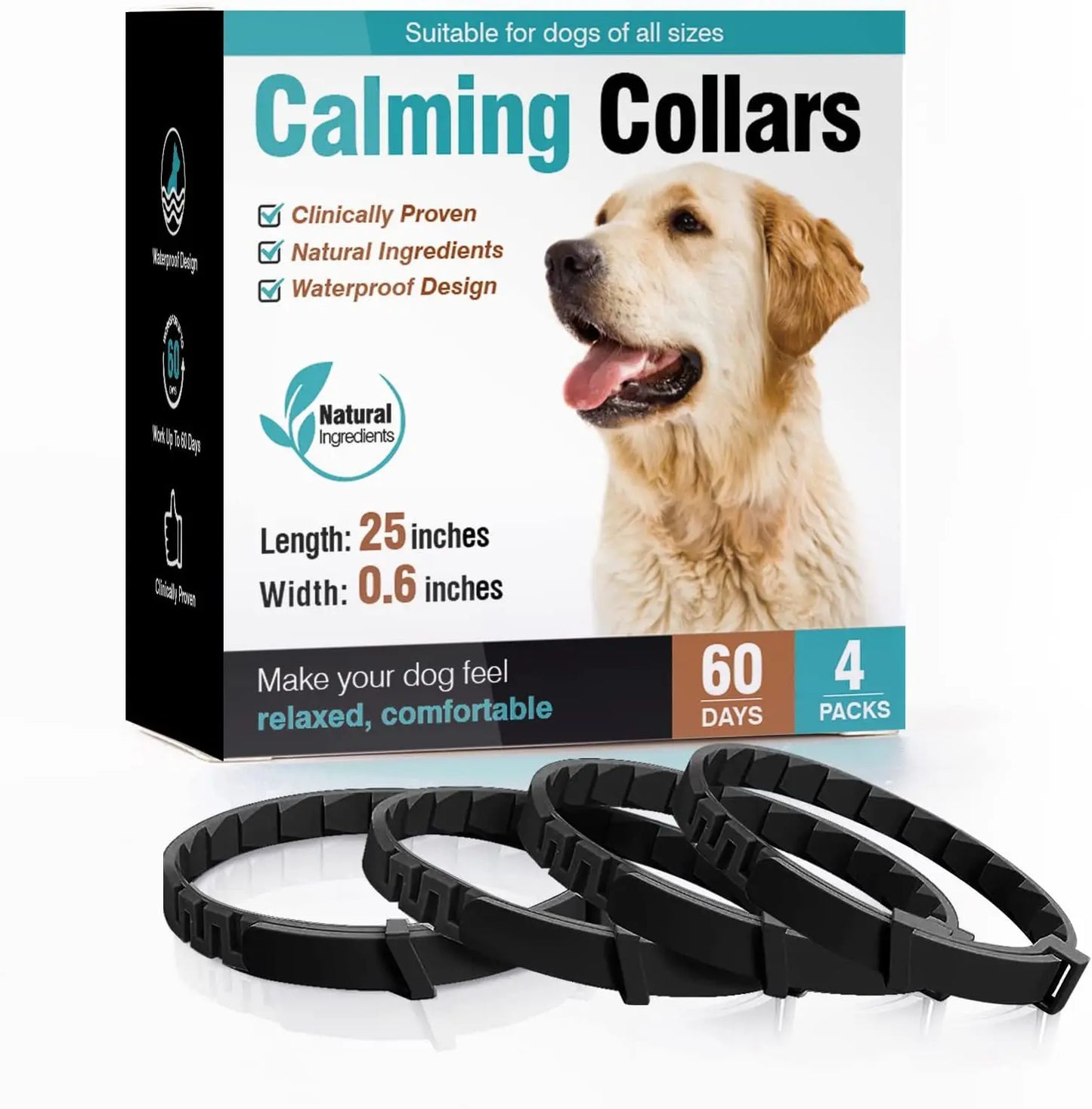 New Release 3/4 Pc Dog Calming Collar