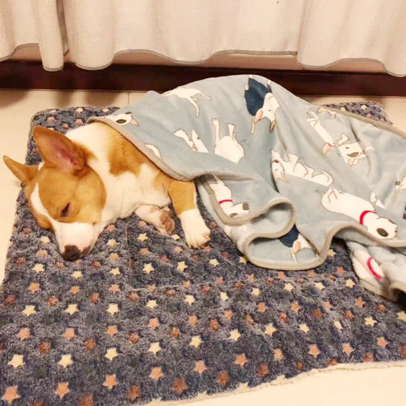 Soft Flannel Pet Blanket puppy Sleeping Cover Towel cushion for small Medium large dogs