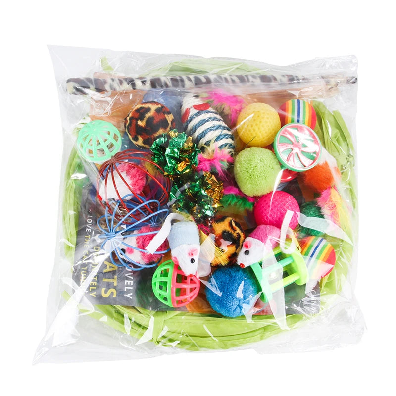 Variety Pack-Pet Cat Toys Combination Set,