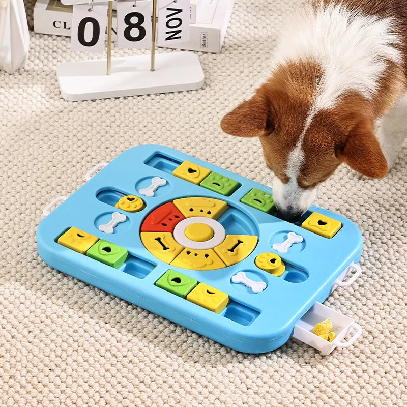 Increase Puppy IQ Food Dispenser Slowly Eating NonSlip Bowl