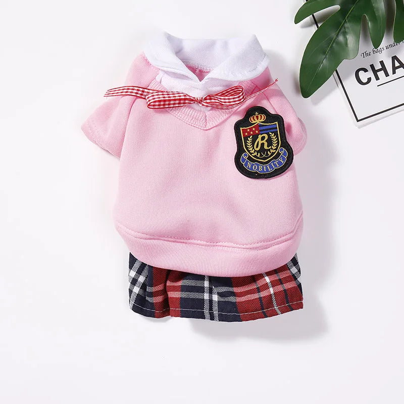 Pet Dog Uniform Clothes for Small Medium Dogs