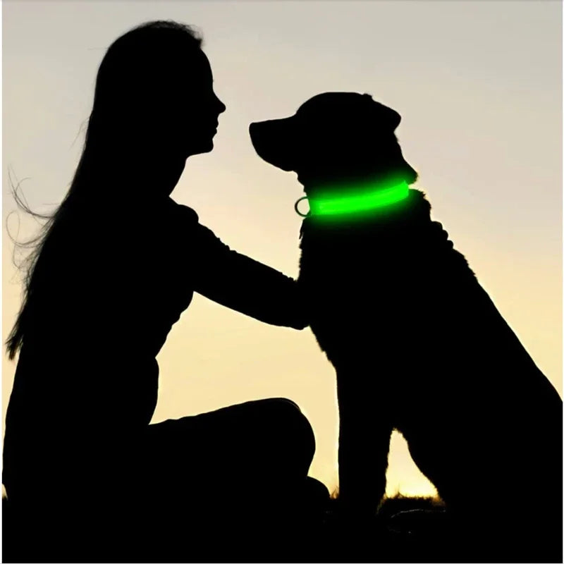 3 Modes Dog Luminous Charge Collar Led Usb