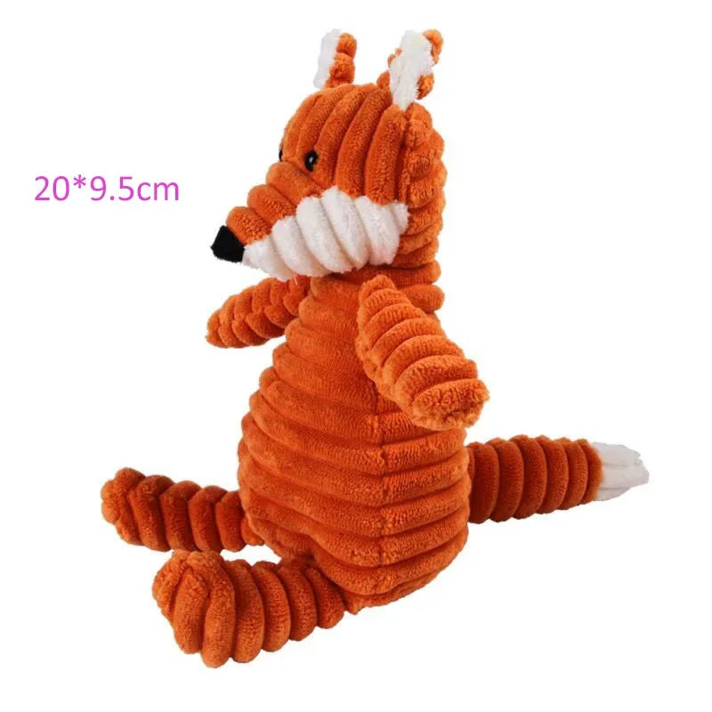 Plush Dog Toy Animals Shape Bite Resistant