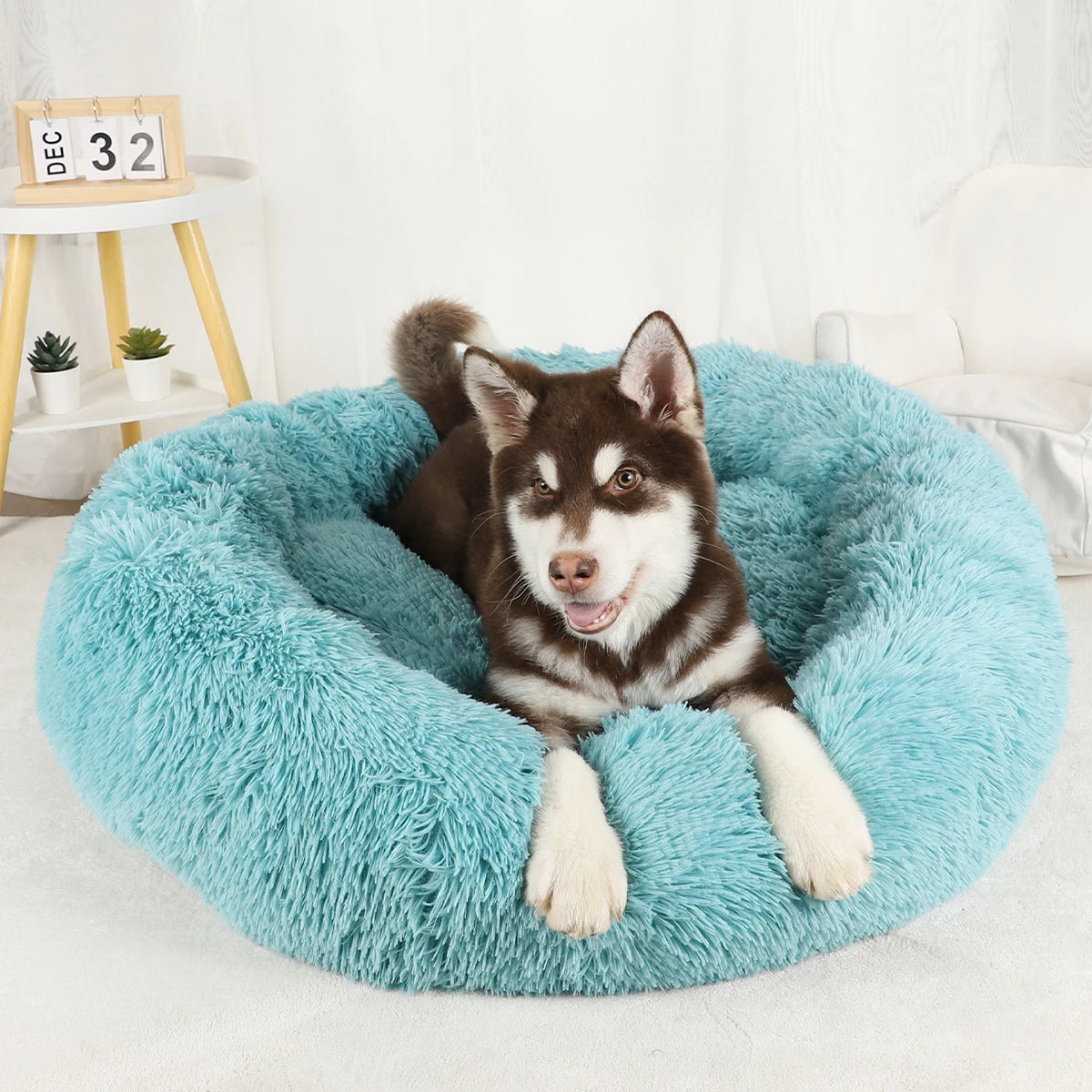 Big Large Round Basket Plush