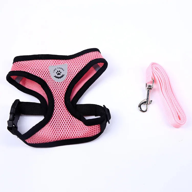 Reflective Breathable Mesh Dog Harness