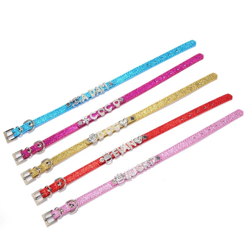 Customized Dog Collars Bling Rhinestone