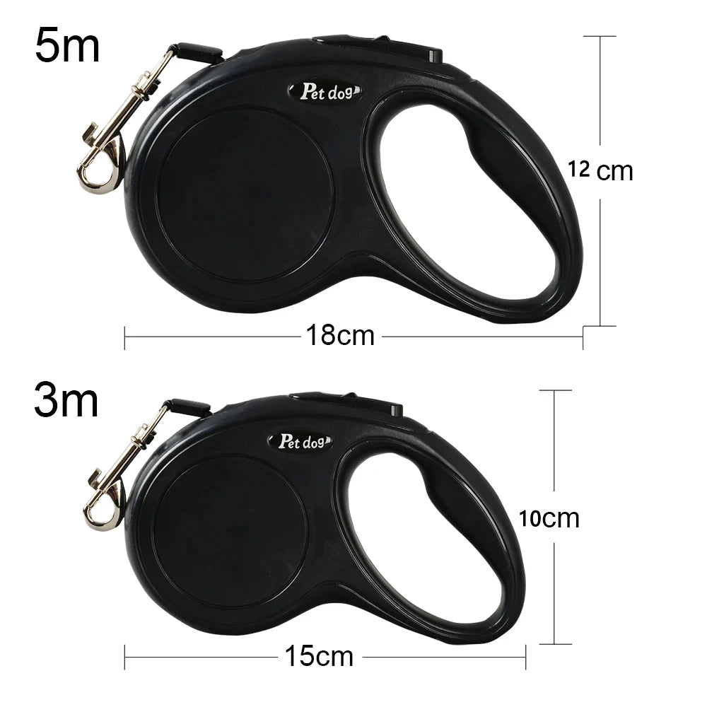 3M 5M Dog Leash Puppy Outdoor Travel Retractable Automatic