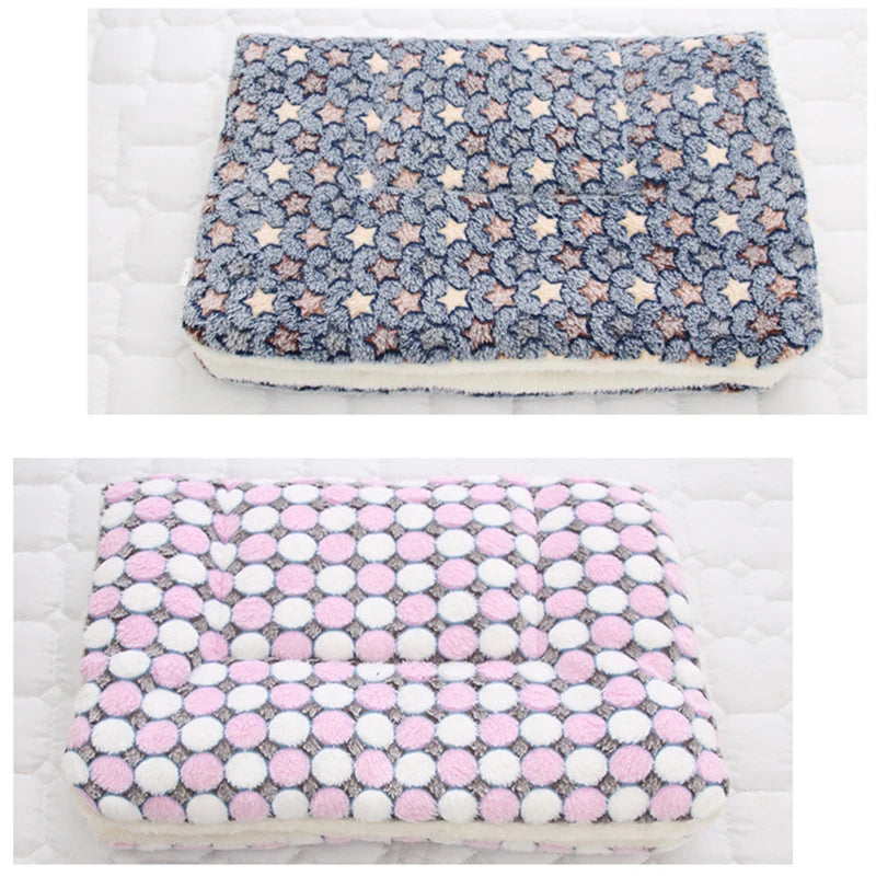 Soft Flannel Pet Blanket puppy Sleeping Cover Towel cushion for small Medium large dogs