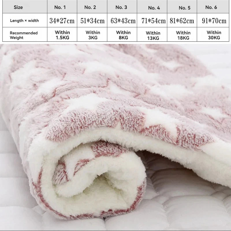 Soft Flannel Pet Blanket puppy Sleeping Cover Towel cushion for small Medium large dogs