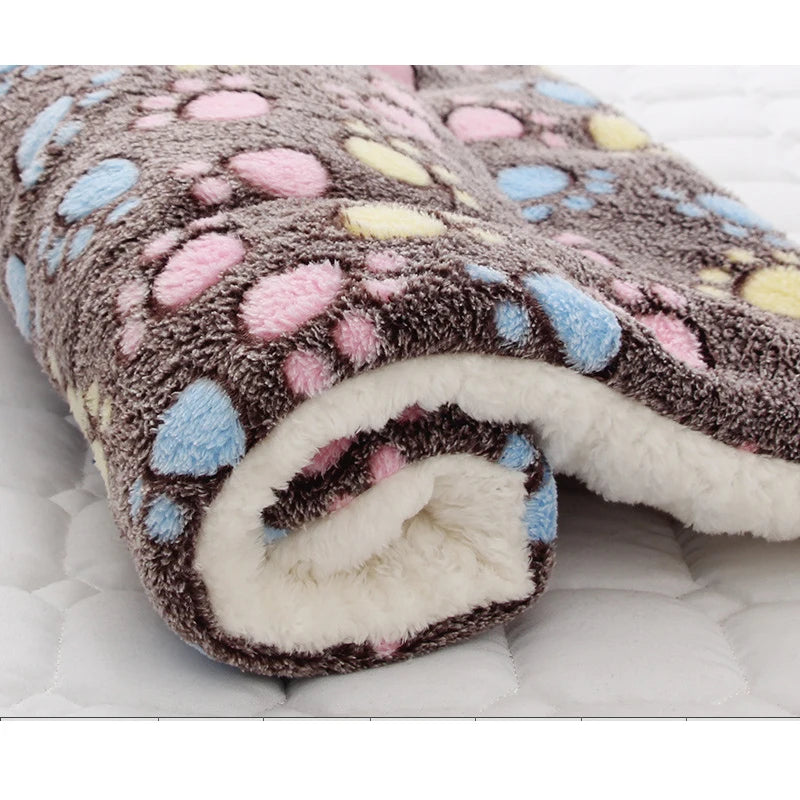 Soft Flannel Pet Blanket puppy Sleeping Cover Towel cushion for small Medium large dogs