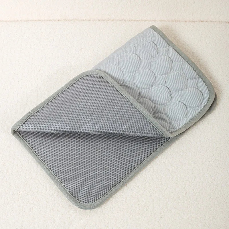 Pet Self Cooling Mat, Ice Silk, Cooling Pad for Dogs and Cats