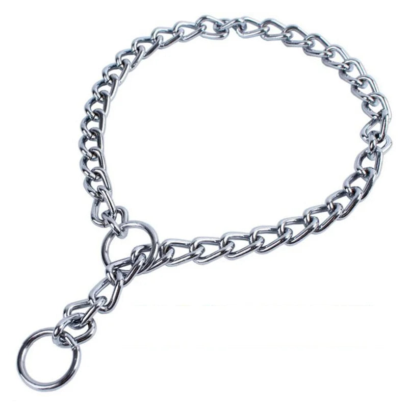 4 Size Stainless Steel Slip Chain Collar