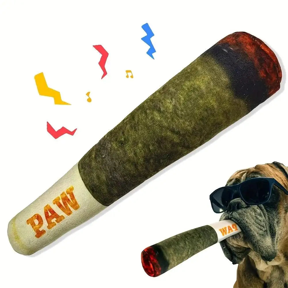 Interactive Dog Joint Sound Puppy Toys Cigar