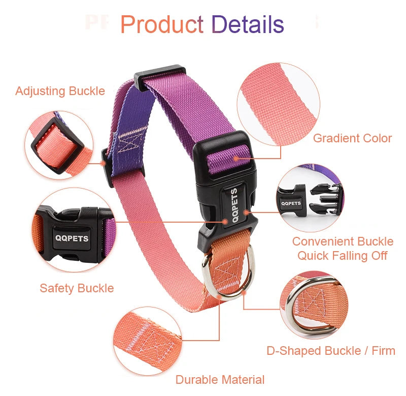 Nylon Adjustable Dog Collar