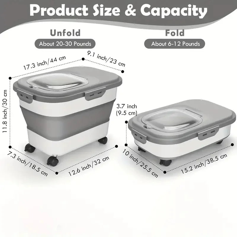 Food Storage Container Collapsible