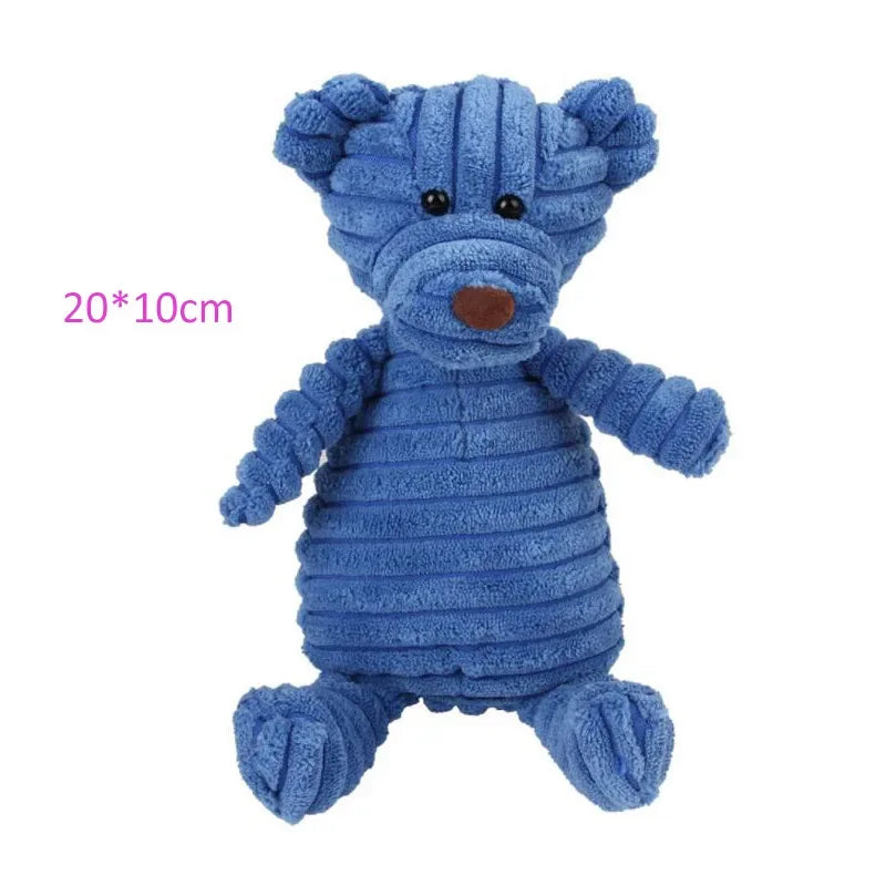 Plush Dog Toy Animals Shape Bite Resistant