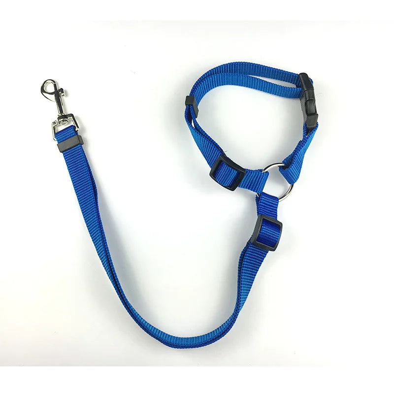 Two-in-one Nylon Adjustable Dogs Harness Collar