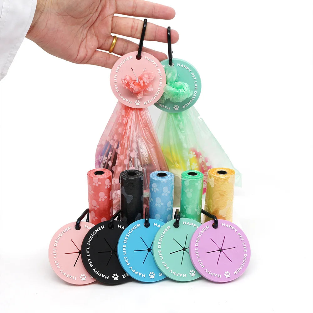 Pet Dog Poop Bag Dispenser Hands-free