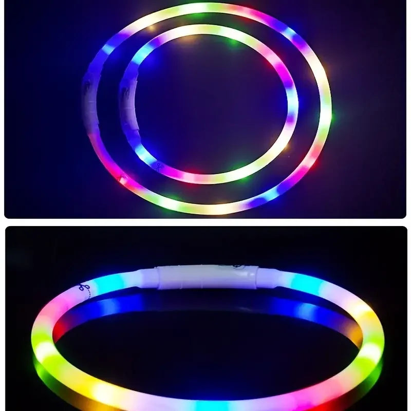 4 Modes Dog Luminou Charge Collar Led Usb