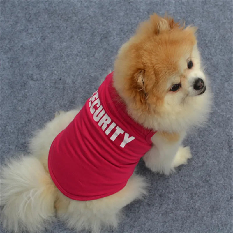 Security Clothing for Dogs Summer