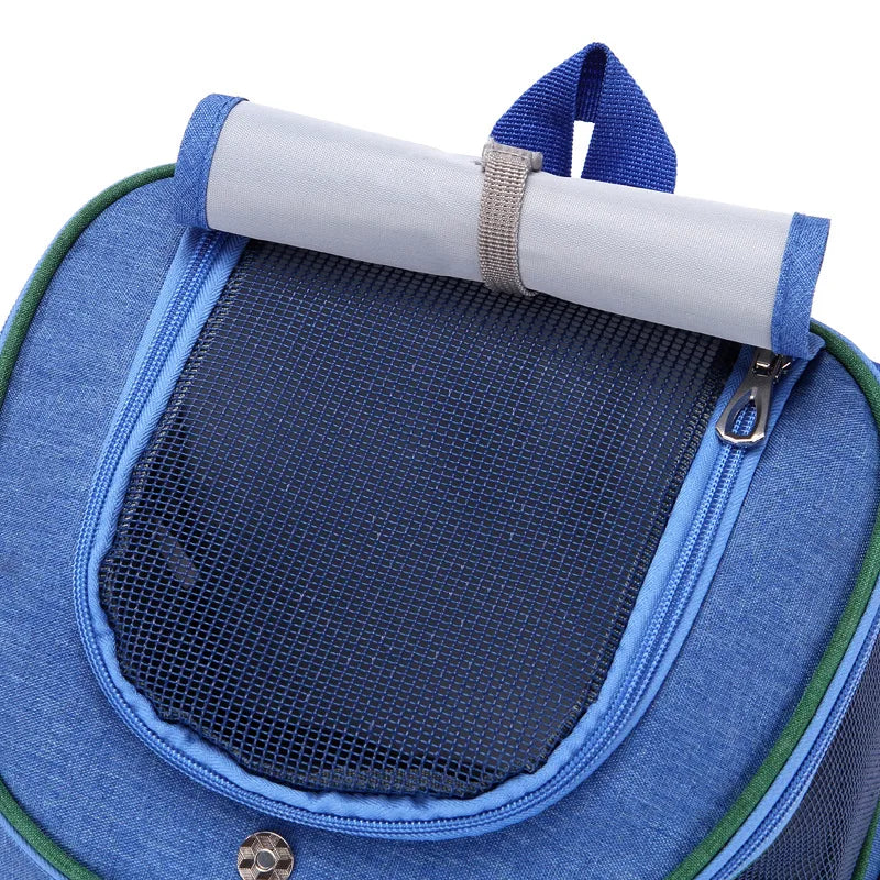 Pet Bags Breathable and Cool Travel Backpack with Two Side Pockets