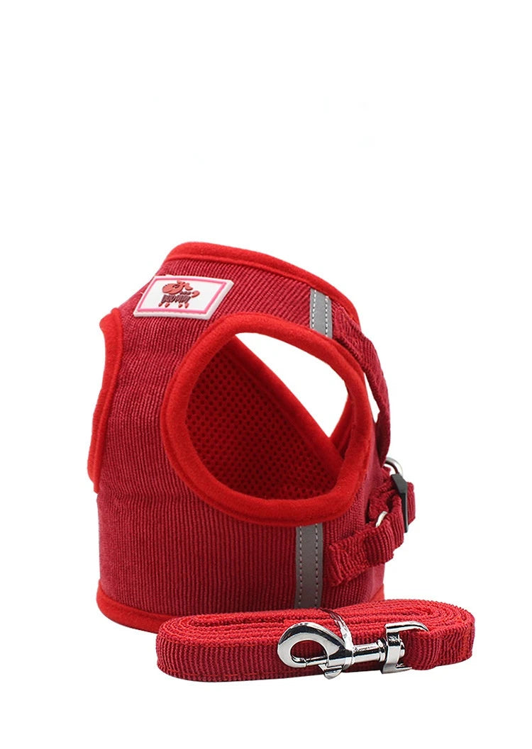 Dog Traction Rope Corduroy Breathable