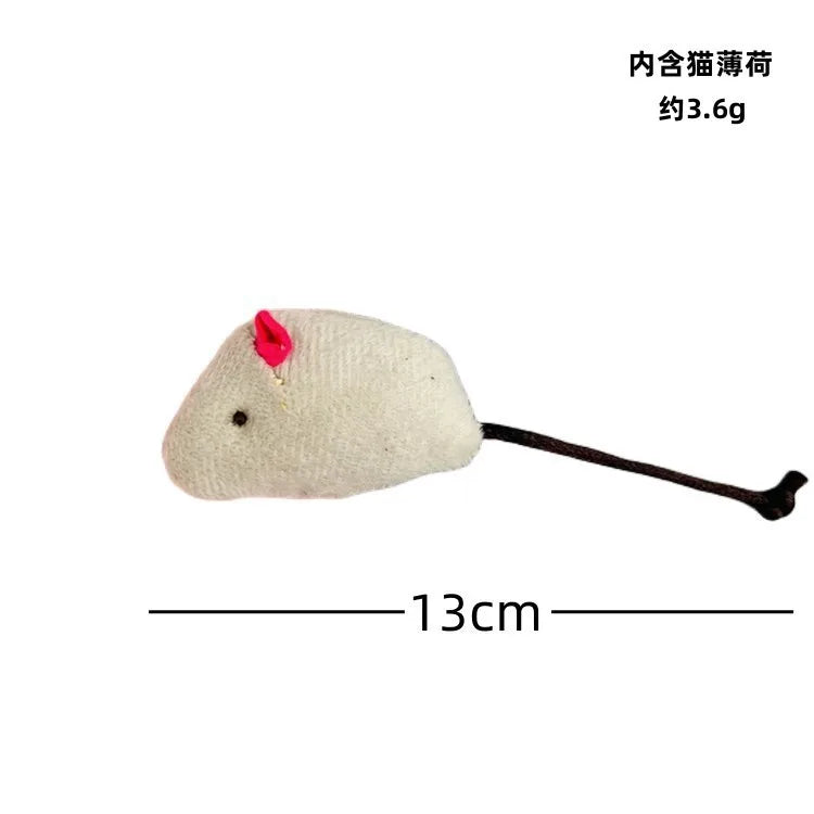 3-200 Pcs Rattle Cat Mouse Toys