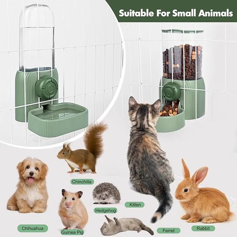 Hanging Automatic Pet Food Water Dispenser