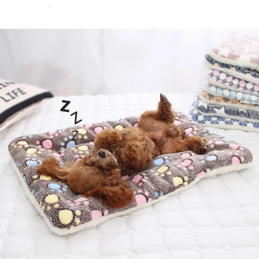 Soft Flannel Pet Blanket puppy Sleeping Cover Towel cushion for small Medium large dogs